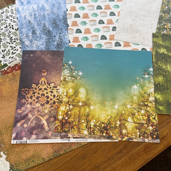 Assorted Patterned Scrapbook Paper - Picture 4 of 6